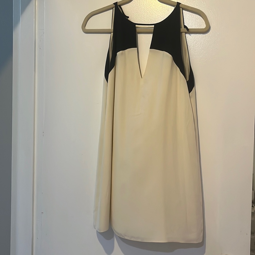 Parker xs silk mini shift dress